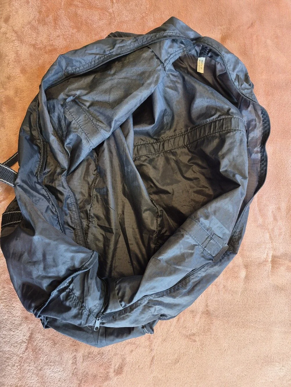 Ultralite Duffle Bag Smokey Blue Zip 15x22 Inch